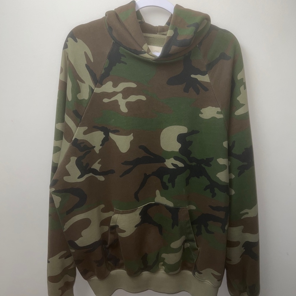 Fear Of God Hoodie Camo